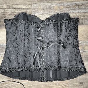 Black Corset XL Vampire Gothic Medieval
